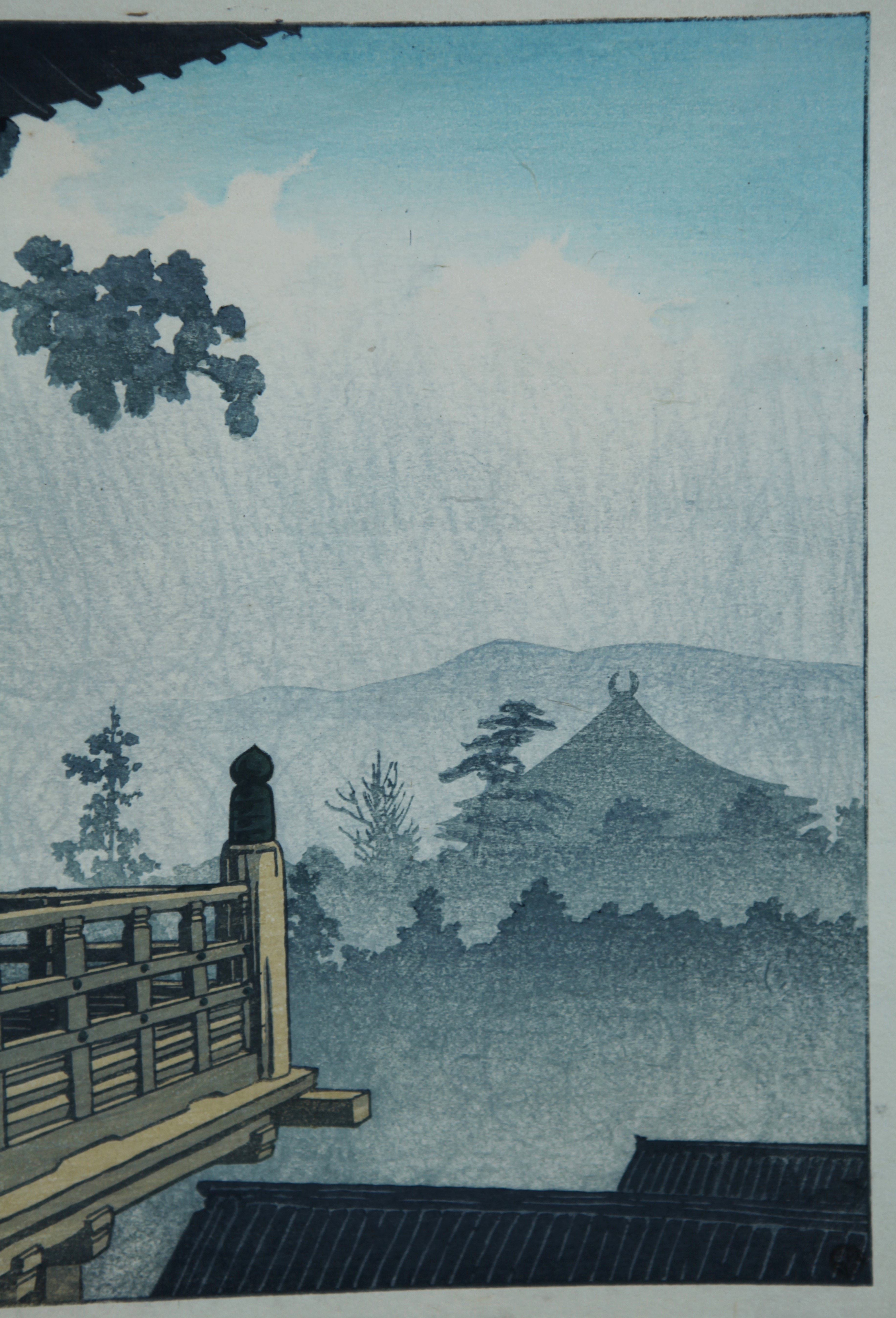 昭和の広重 川瀬巴水 手摺り木版画（複製） 「日本新八景より 狩勝峠 ...
