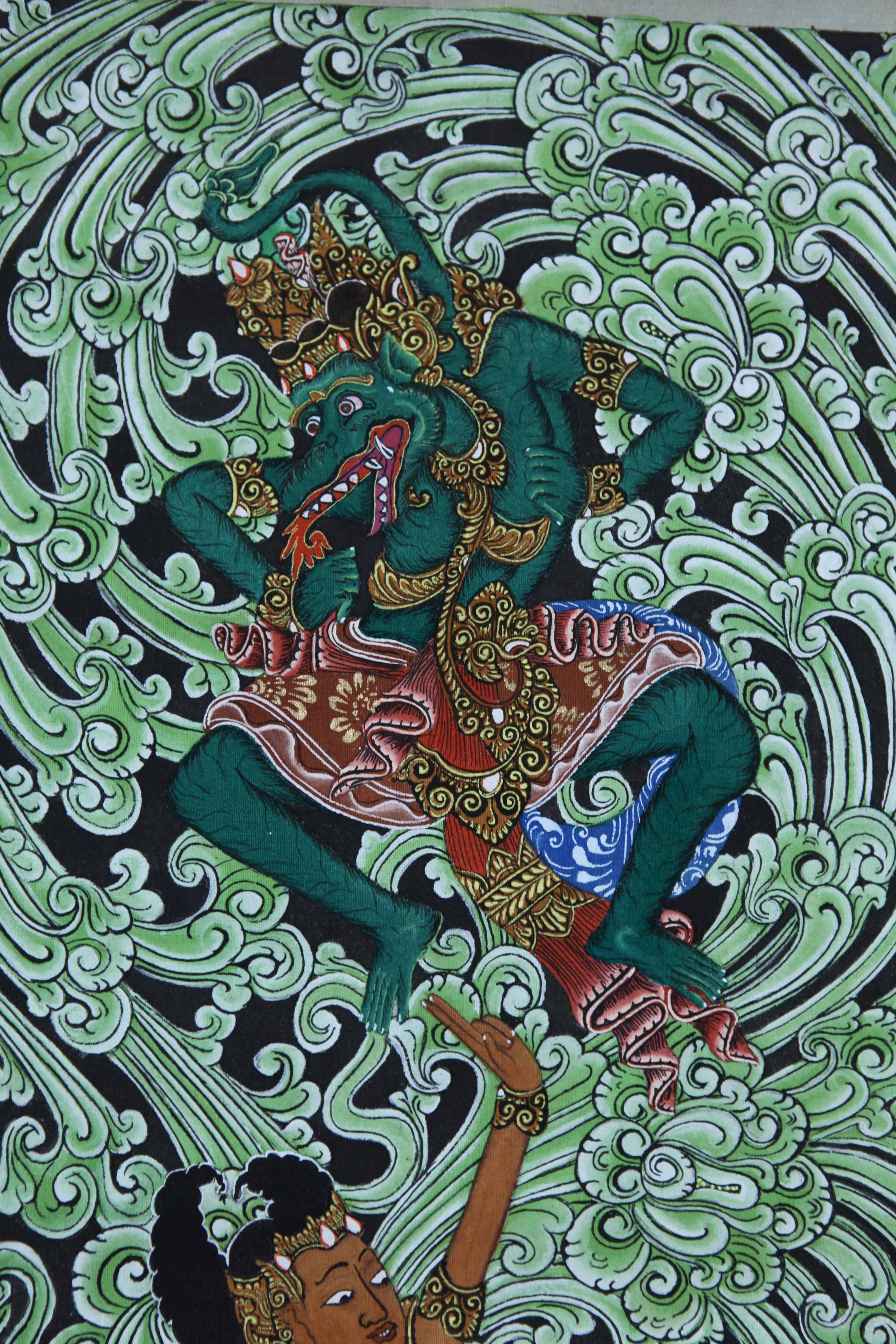 赤字超特価，新作登場】 【蔵出】仏像画 仏画◎肉筆絹本 未表装◎作者