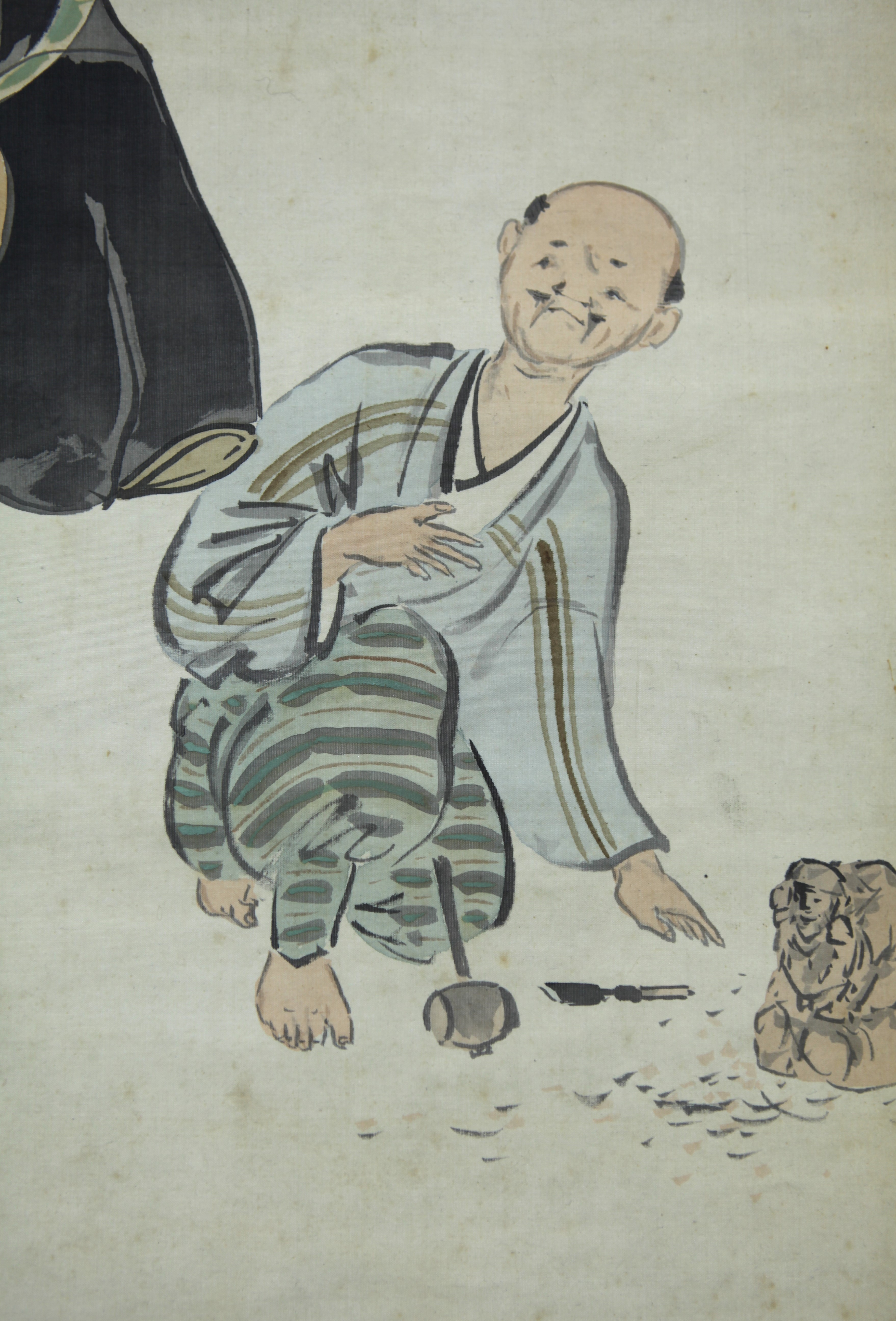 真作】【風車】中村蕉畝 「見返美人図」◎肉筆絹本◎大正年代